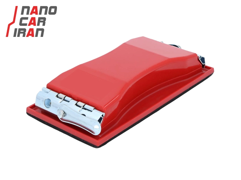 تخته لاستیکی گیره دار مخصوص سنباده Rubber Sanding Block with Clamp